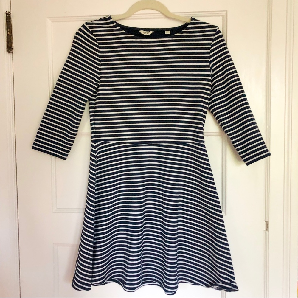 Jack Wills Striped Long Sleeve Dress